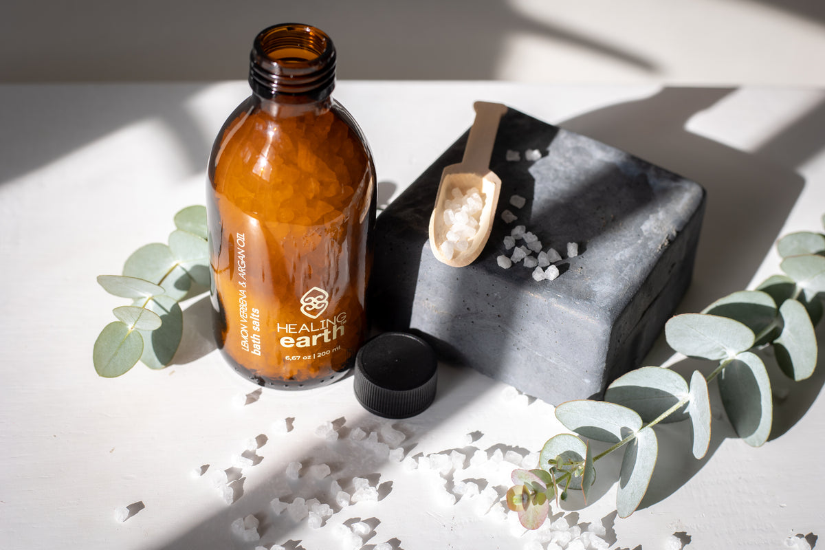 Lemon Verbena Bath Salt - Crystals – Healing Earth