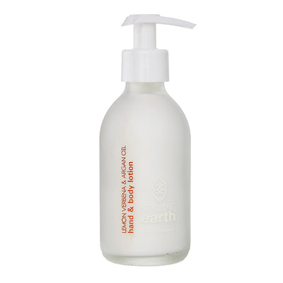 Lemon Verbena & Argan Oil Hand & Body Lotion - White