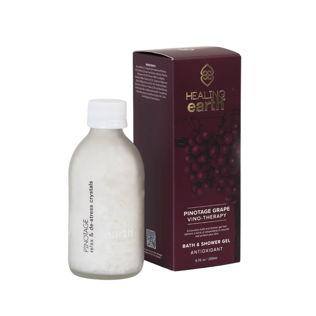 Pinotage Relax & Destress Bath Crystals 200ml